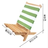 YEZHULIN carbon steel folding chair customization, Oxford fabric folding chair customization, backrest scissor chair OEM/ODM customization Application Scenario